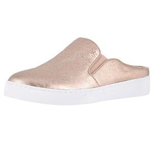 NEW Vionic Rose Gold Mules with Metallic Leather Upper